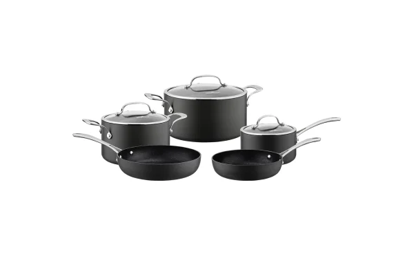 Juego de ollas 8 piezas anodizado línea Gourmet