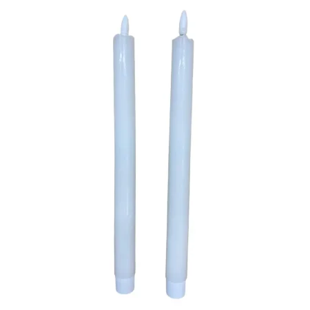 Juego de 2 velas largas 2 x 2 x 20 cm