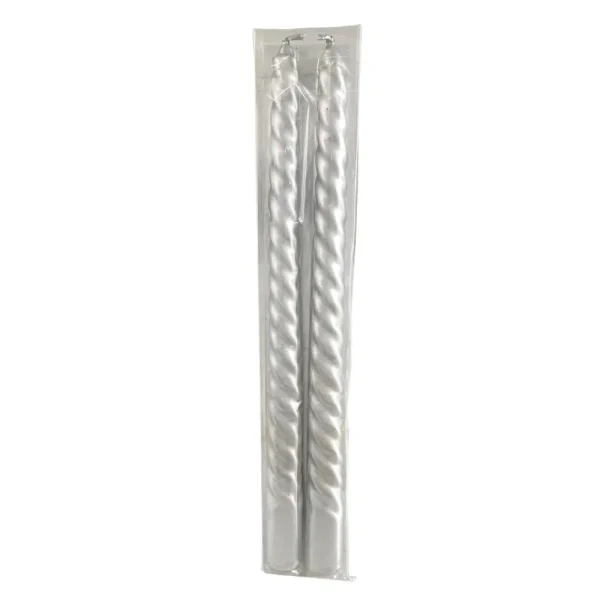 Juego de 2 velas largas 25 x 4,1 x 2 cm