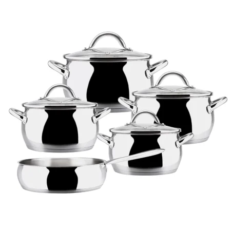 Juego de ollas de 9 piezas