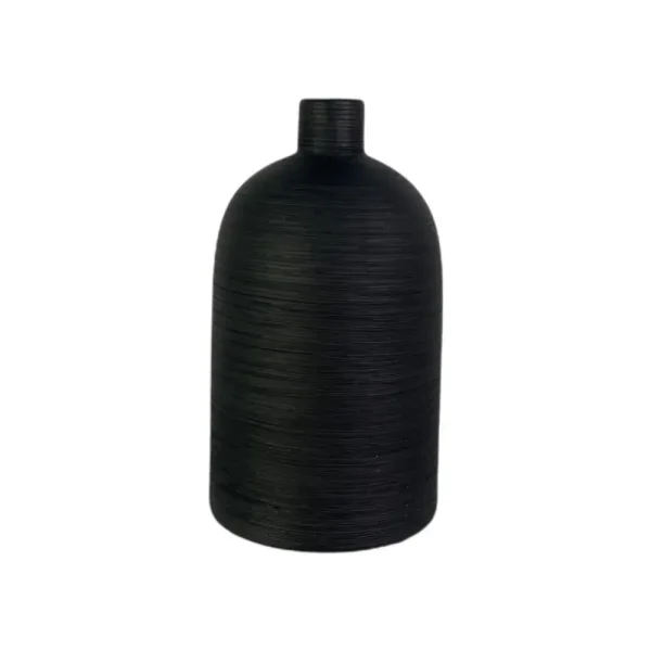 Florero negro 11,6 x 11,6 x 20,5cm