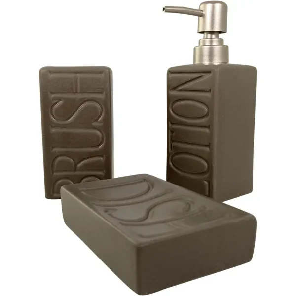 Juego de ba?o 3 piezas 21,7 x 20 x 7,2 cm