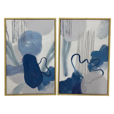 Cuadro con marco 2 piezas 60 x 90 x 4 cm