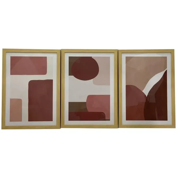 Cuadro 3 piezas 50 x 2 x 70 cm