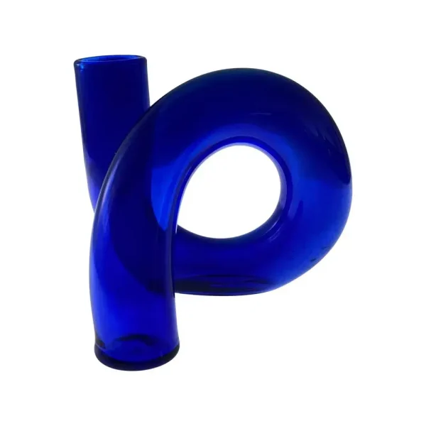 Florero azul 12 x 12 x 12cm