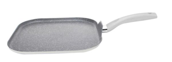 Plancha lisa/acanalada de aluminio 28 cm l?nea Magno