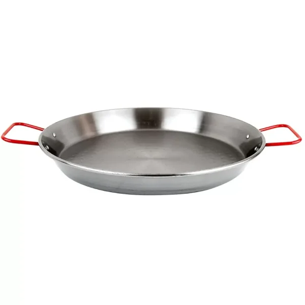 Paellera de acero 46 cm 12 porciones