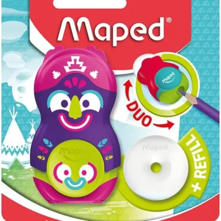 Sacapuntas con borra loopy fancy en blister