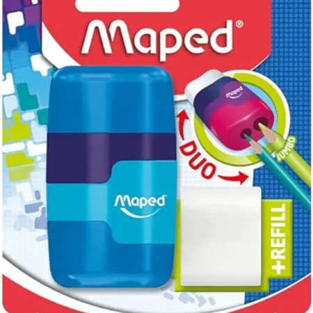 Sacapuntas con dep?sito 2 huecos, borra y repuesto