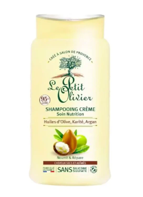 Champ? en crema con aceite de oliva, arg?n y karite para cabello seco 250 ml