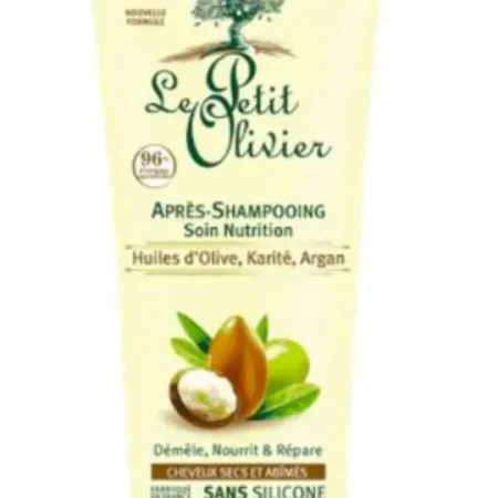 Acondicionador nutritivo con aceite de oliva, argan y karite para cabello seco 200 ml