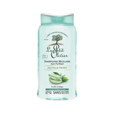 Champ? micelar purificante con aloe vera y t? verde para cabello normal a graso 250 ml
