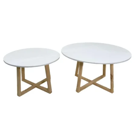 Juego de 2 mesas 80 x 80 x 45 cm
