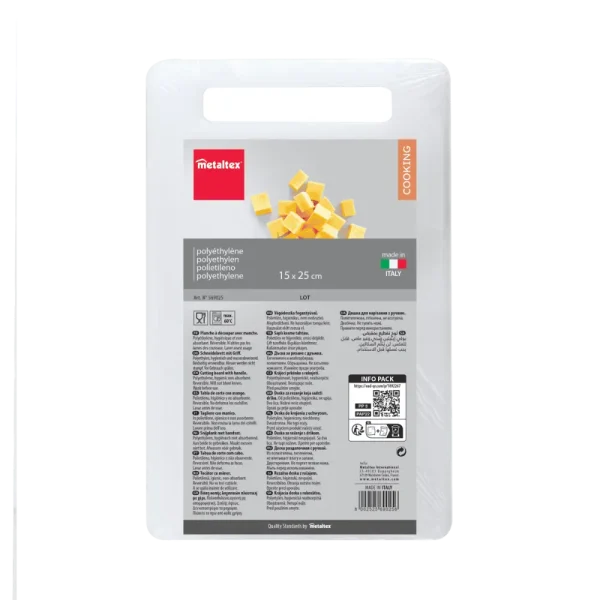 Tabla para picar de plastico 15x24 cm