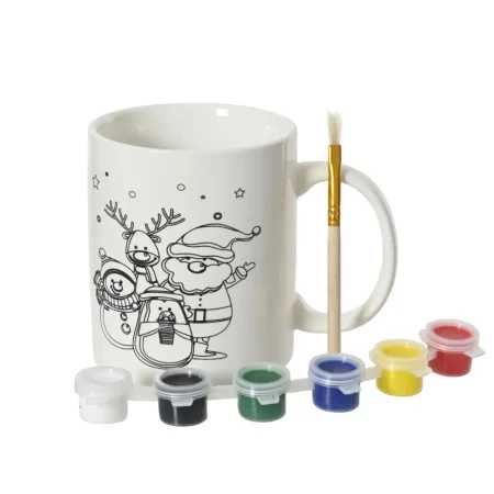 Taza para pintar 10,5x10,5x10,5 cm