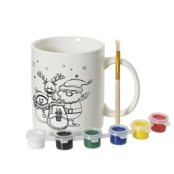 Taza para pintar 10,5x10,5x10,5 cm