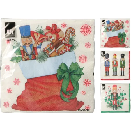 Set de 16 servilletas de papel 33 x 33 cm