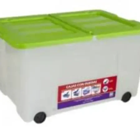 Caja organizadora con ruedas de 48 lts