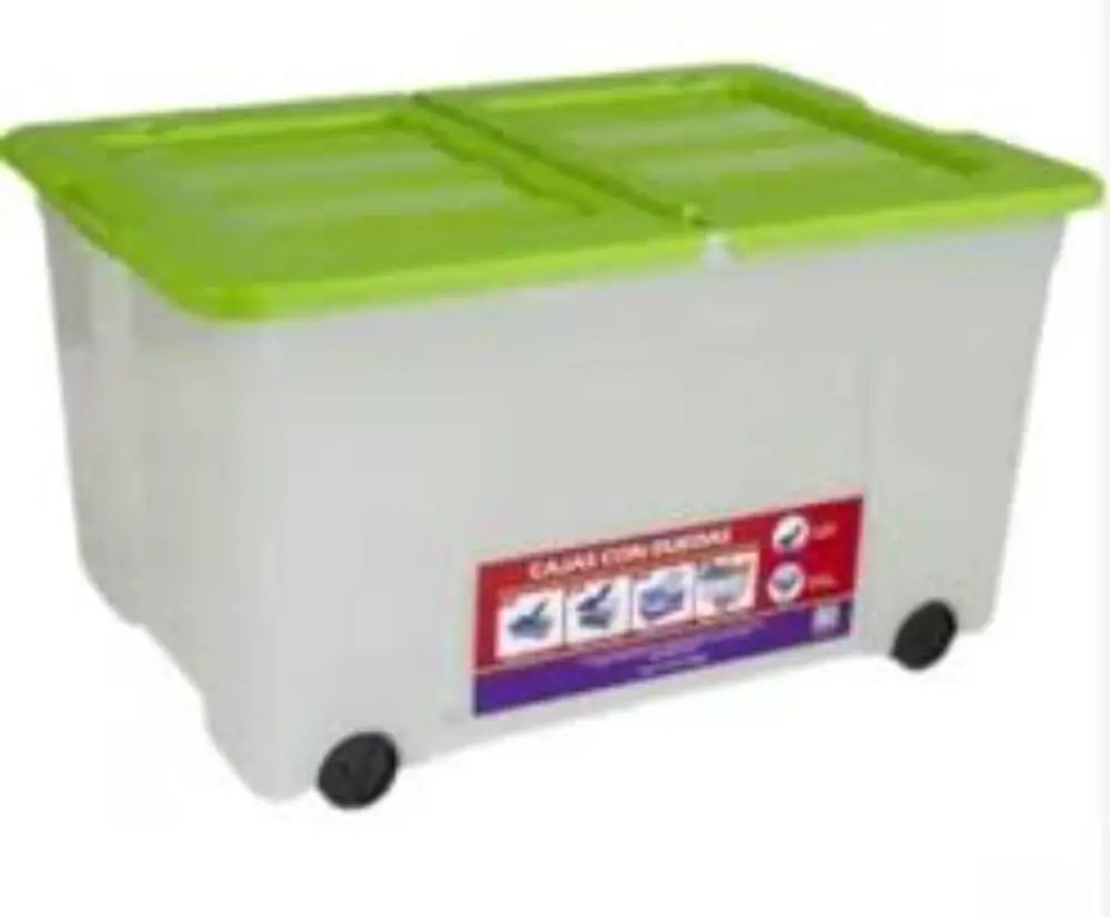 Caja organizadora con ruedas de 48 lts