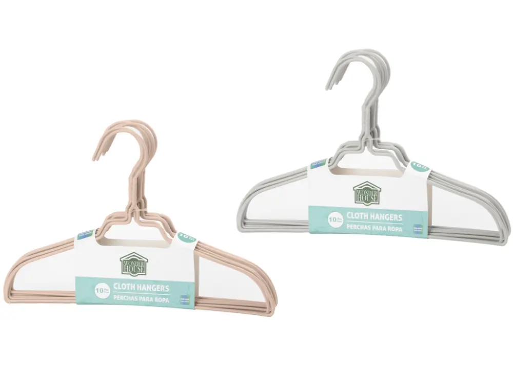 Set de 10 ganchos de metal