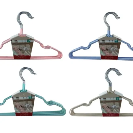 Set de 10 ganchos para ropa