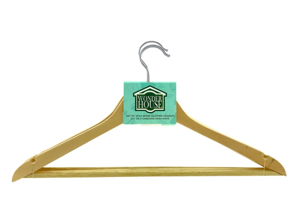 Set de 3 ganchos para ropa