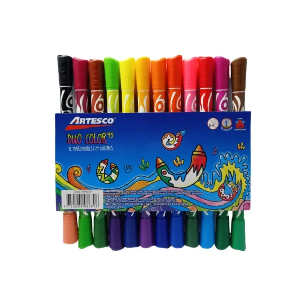 Set de 24 marcadores duo