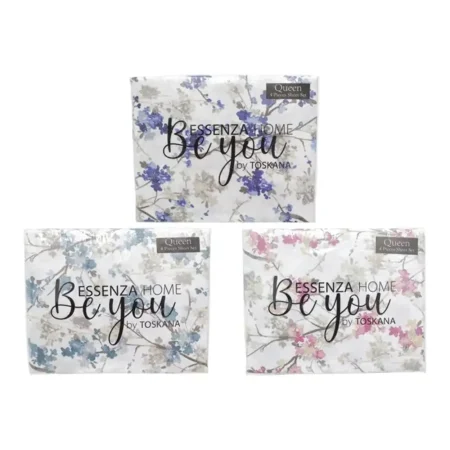 Juego de s?banas queen 4 piezas 100% microfibra dise?o surtidos