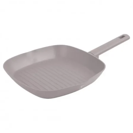 Plancha lisa/acanalada de aluminio 28 cm