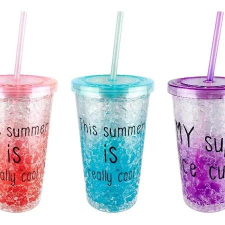 Vaso con pitillo 450ml