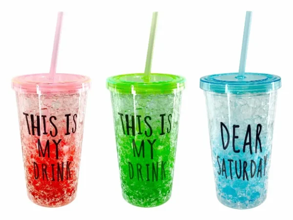 Vaso con pitillo 450ml