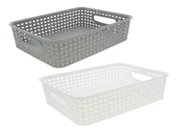 Cesta de 32,4 x 24,8 x 7,6 cm