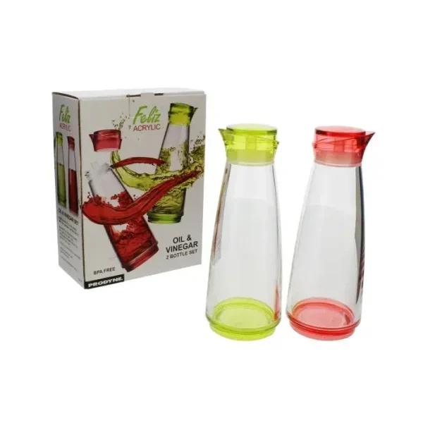 Set de aceitero y vinagrera