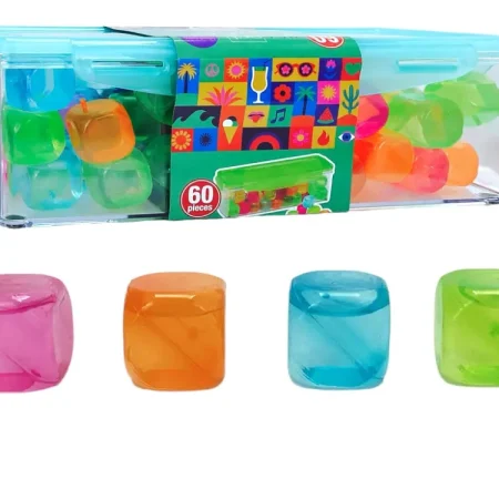 Cubos de hielo reutilizables 60 piezas 29 x 10 x 9 cm
