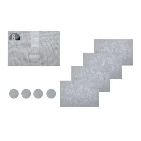 Individuales + portavasos 8pzas