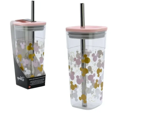 Vaso con pitillo 540 ml