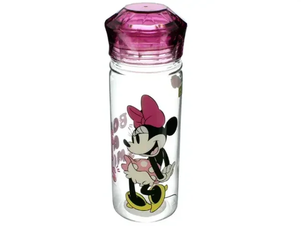 Botella 580 ml 100% plástico con diseños de Minnie