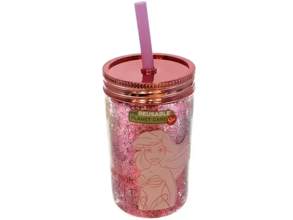 Vaso 370 ml 100% pl?stico con dise?o de princesas