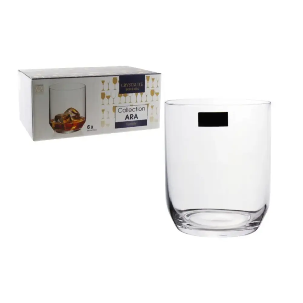 Juego de 6 vasos cortos 350 ml