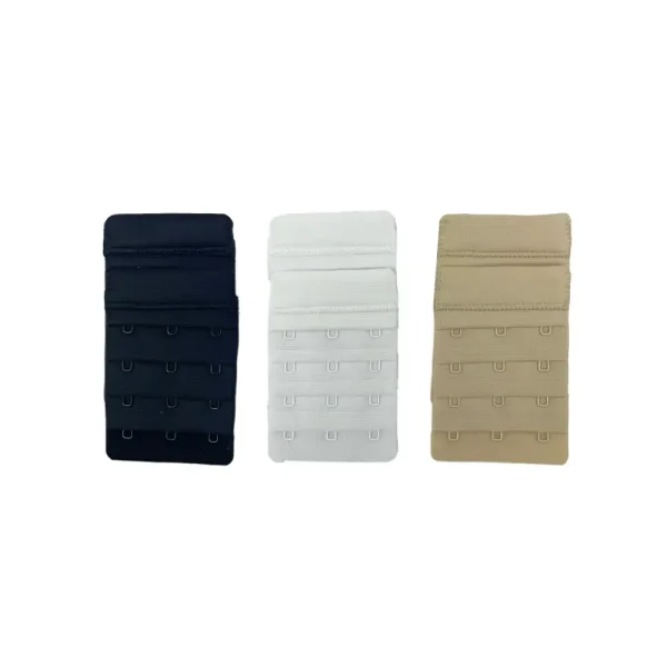 Paquete de 2 extensores de brasier 3 ganchos colores surtidos