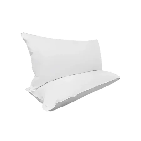 Almohada de pluma de ganso fibra sintetica 50 x 90 cm