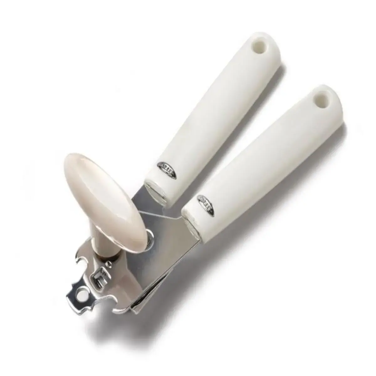 Abrelatas de metal cromado y mango de pl?stico 20 cm