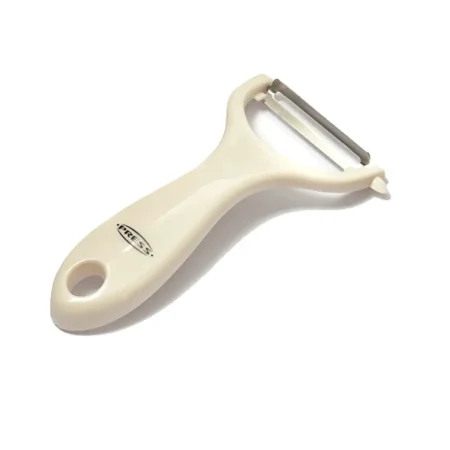 Pelador vertical de acero inoxidable y mango de plastico 14 cm
