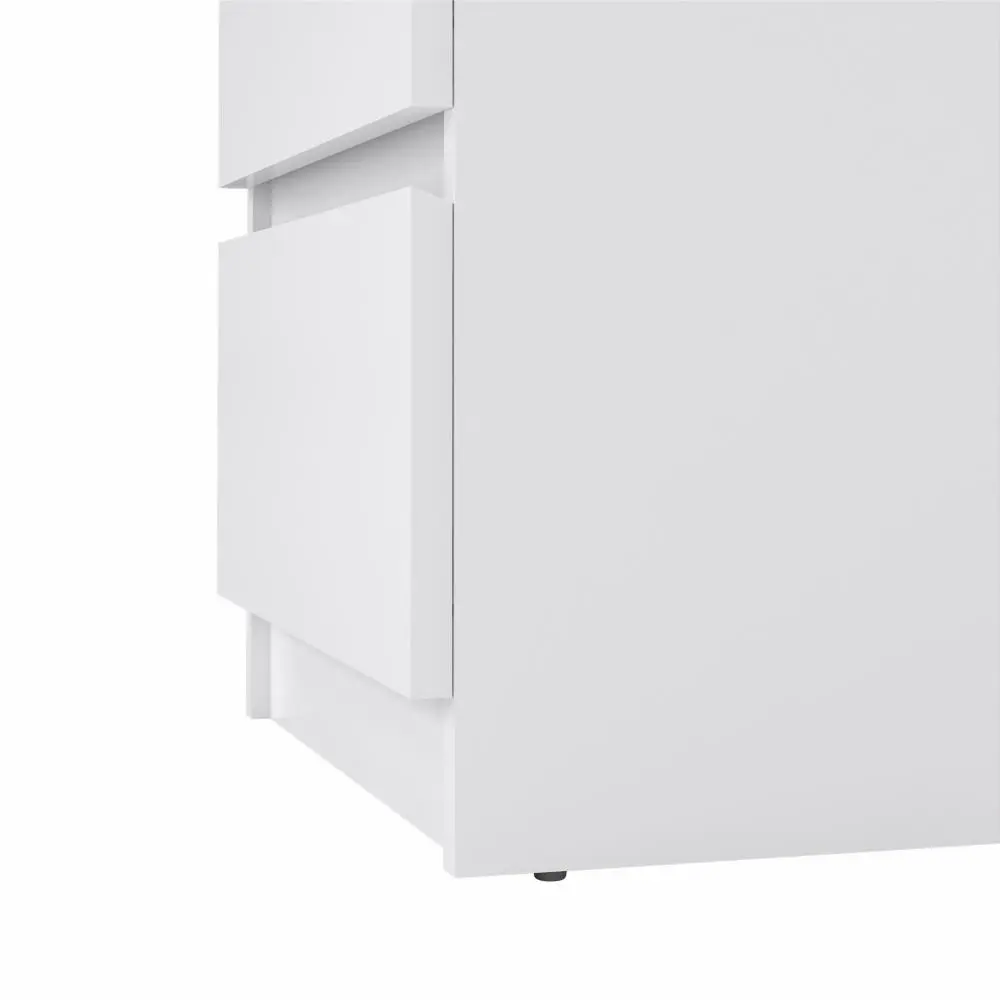 Mesa de noche Naia 2 cajones blanco 40,4 x 50 x 49,5 cm - Image 6