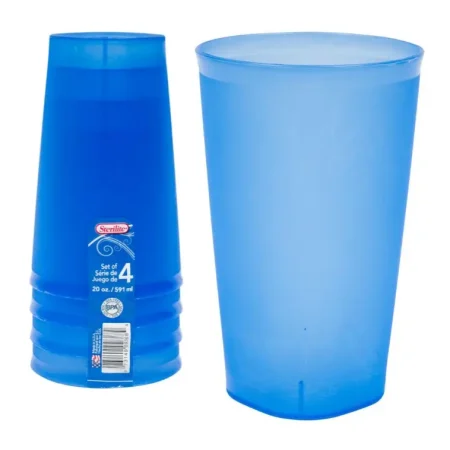 Juego de 4 vasos largos 591 ml
