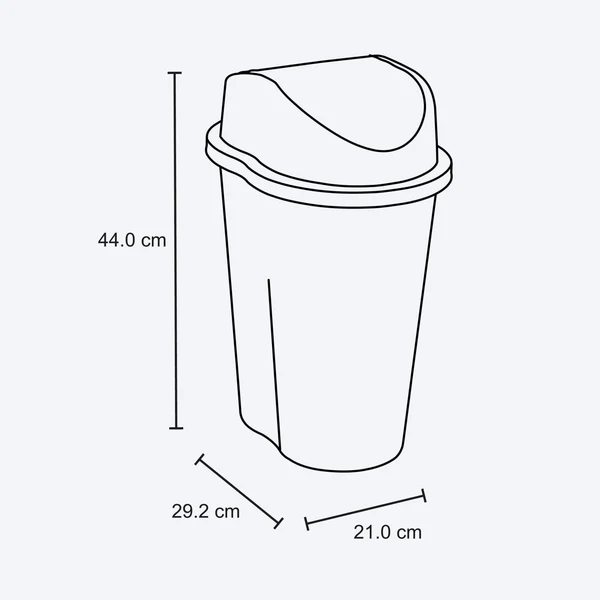 Papelera de pl?stico 10 Lts - Image 2