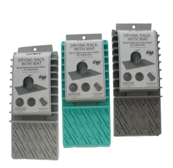 Alfombra para escurrir platos 38 x 50 cm poli?ster (surtidos)