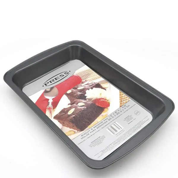 Bandeja de acero al carb?n 30,5 x 20,3 x 4  cm