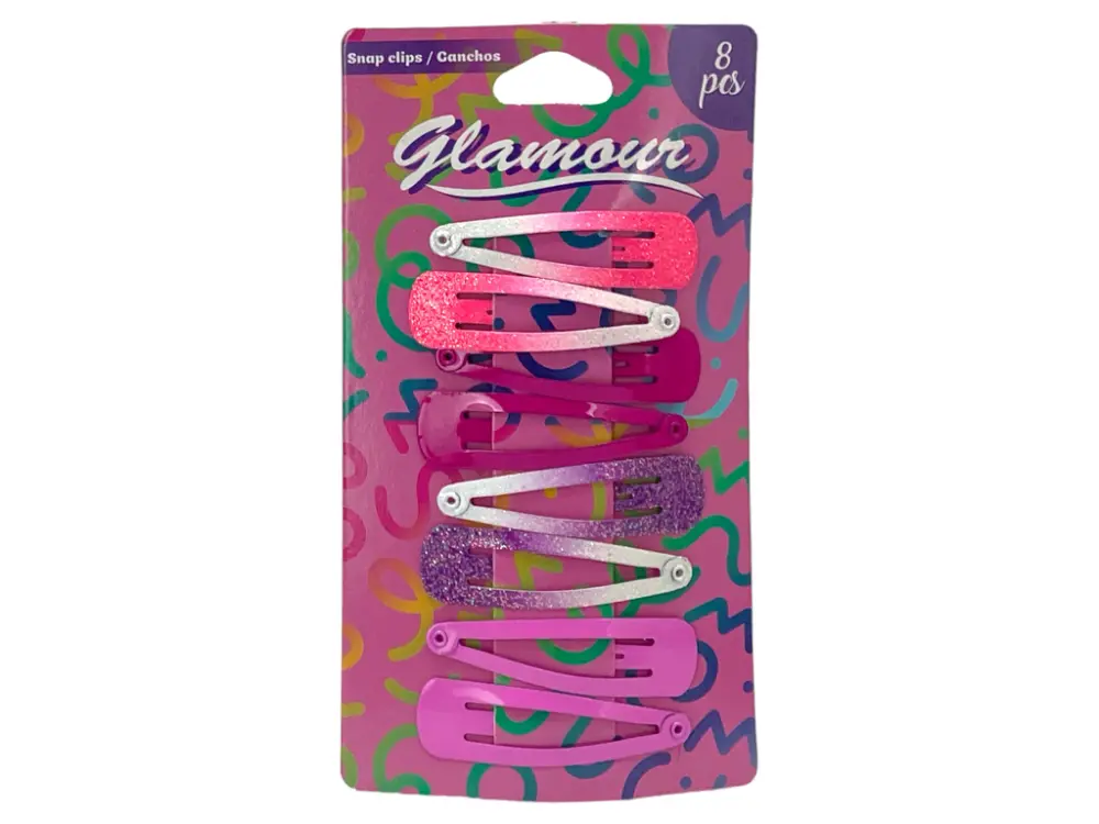 Gancho para cabello 8 piezas