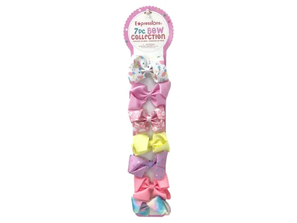 Lazos para cabello 7 piezas